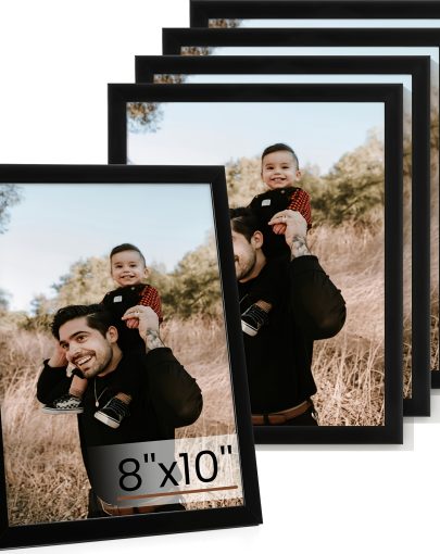 Nursery Frame5u002F10pcs Of Black Photo Frames, Including Sizes Of 4x6, 5x7, 8x10, 11*14, 12*16, And 16*20 Inches. Photo Frame Display Board, Multi-functional Photo Collage Frame, Suitable for Wall Or Table Display, Ideal for Home, School, And Office